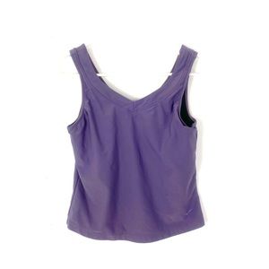 Women’s nike crop tank purple medium